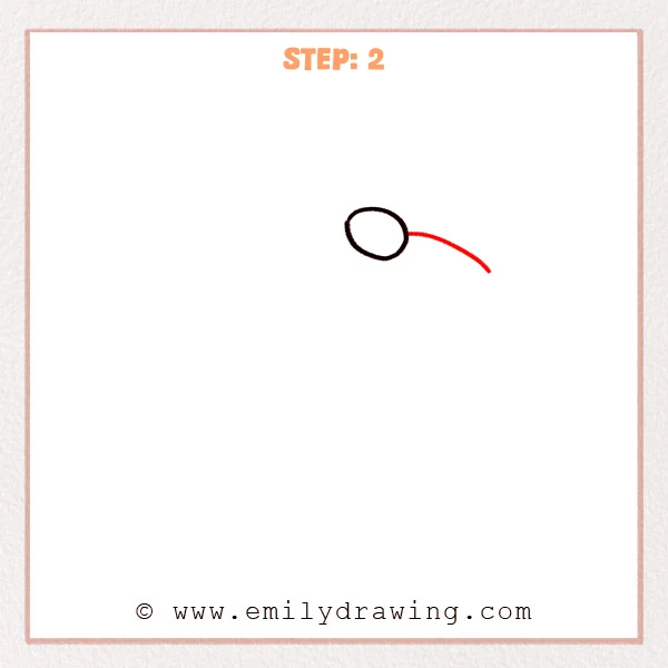 how to draw a beach ball - Step 2